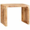 vidaXL Mesa de apoio Castanho 60 x 35 x 46 cm Madeira de manga maci&ccedil;a