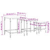 vidaXL Mesas de centro encastrar 3 pcs deriv. madeira carvalho fumado