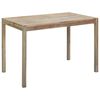 vidaXL Mesa de jantar 120x70x75 cm madeira de ac&aacute;cia maci&ccedil;a