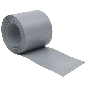 vidaXL Telas privacidade p/ jardim 10 pcs 252,5x19 cm PVC cinzento
