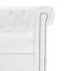 vidaXL Sof&aacute; Chesterfield em forma de L couro artificial branco