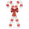 vidaXL Decora&ccedil;&atilde;o de Natal bengala doce 50 LED branco quente