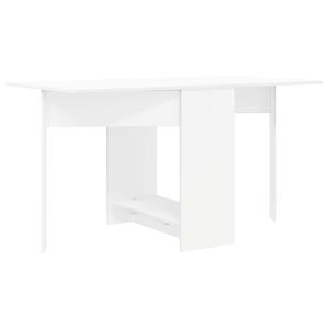 vidaXL Mesa de Jantar 138 x 70 x 73,5 cm Derivados de Madeira Branco