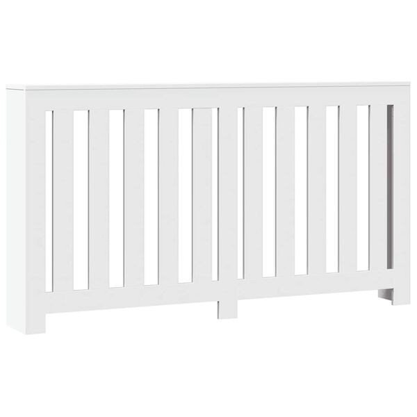 vidaXL Cobertura de radiador 149x20x82 cm derivados de madeira branco