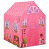 vidaXL Tenda de brincar infantil com 250 bolas 69x94x104 cm rosa