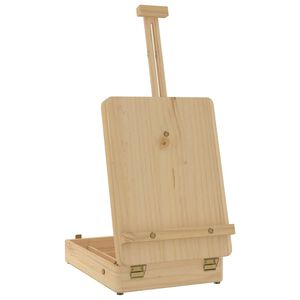 vidaXL Cavalete de mesa 27x43x68 cm madeira de pinho maci&ccedil;a