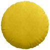 vidaXL Almofadas de Assento 2 pcs Amarelo &Oslash; 40 x 13 cm Veludo