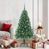 vidaXL &Aacute;rvore de Natal Artificial Verde 150 cm PVC, A&ccedil;o e Pl&aacute;stico