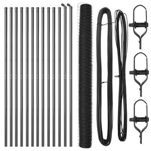 vidaXL Poste de Cerca Cinzeto