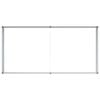 vidaXL Canteiro elevado de jardim 160x80x45cm a&ccedil;o galvanizado prateado