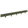 vidaXL Acabamento para Gramado 50 pcs 100 x 12 cm A&ccedil;o Verde-Azeitona