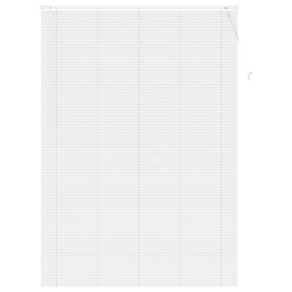 vidaXL Cortina Veneziana Manual Ajust&aacute;vel Branco 213 x 130 cm PVC