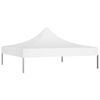 vidaXL Teto para tenda de festas 2x2 m 270 g/m&sup2; branco