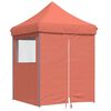 vidaXL Tenda de Festa Terracota 200 x 200 x 306 cm Tecido Oxford