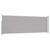 vidaXL Toldo lateral retr&aacute;til para p&aacute;tio 100x300 cm cinzento