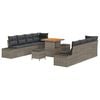 vidaXL Conjunto de Sof&aacute; de Jardim 11 unid. 10-N&uacute;mero de lugares