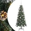 vidaXL &Aacute;rvore de Natal Artificial Verde 150 cm PVC, Pl&aacute;stico e A&ccedil;o