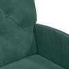 vidaXL Cadeiras de Jantar com Rodas 2 pcs Verde-escuro 58 x 67 x 97 cm