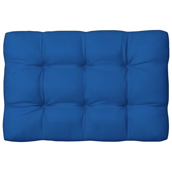 vidaXL Almofad&otilde;es para sof&aacute;s de paletes 7 pcs azul real