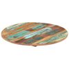 vidaXL Tampo de mesa redondo 50 cm 15-16 mm madeira recuperada maci&ccedil;a