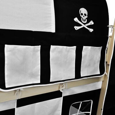 Beliche com Escada e Escorregador Cor Natural Tema Pirata