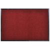 vidaXL Tapete de porta vermelho 120 x 180 cm PVC