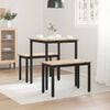 vidaXL Mesa de jantar Natural 110 x 55 x 75 cm