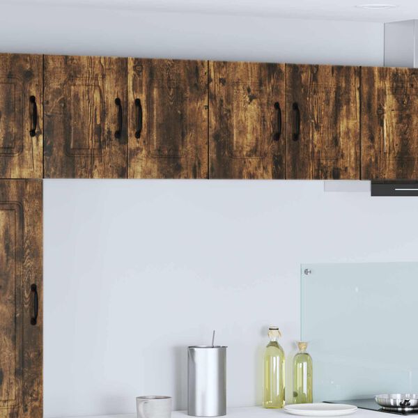 vidaXL Arm&aacute;rio de Cozinha Kalmar 2 pcs Carvalho Defumado