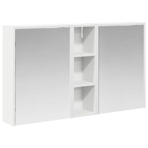 vidaXL Conjunto de Arm&aacute;rios para Banheiro 3 pcs 106 x 16 x 62,5 cm