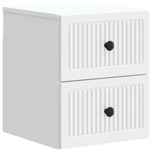 vidaXL Gabinete de Canto Montado na Parede Branco 33 x 34,5 x 40 cm