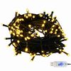 vidaXL Conjunto de Bolas de Natal com 150 LEDs 61 pcs Branco Plástico