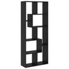 vidaXL Gabinete de Livros Carvalho Preto 67 x 25 x 162 cm