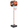 vidaXL Conjunto jogo de basquetebol port&aacute;til ajust&aacute;vel 109-141 cm