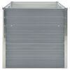 vidaXL Canteiro de jardim elevado 160x80x77cm a&ccedil;o galvanizado cinzento
