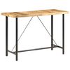 vidaXL Mesa de bar 150x70x107 cm madeira de mangueira &aacute;spera