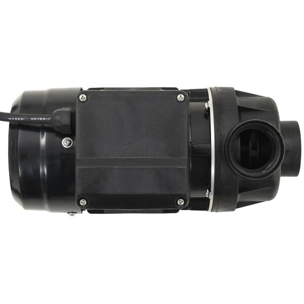 vidaXL Bomba de piscina preto 0,25 HP 7500 L/h
