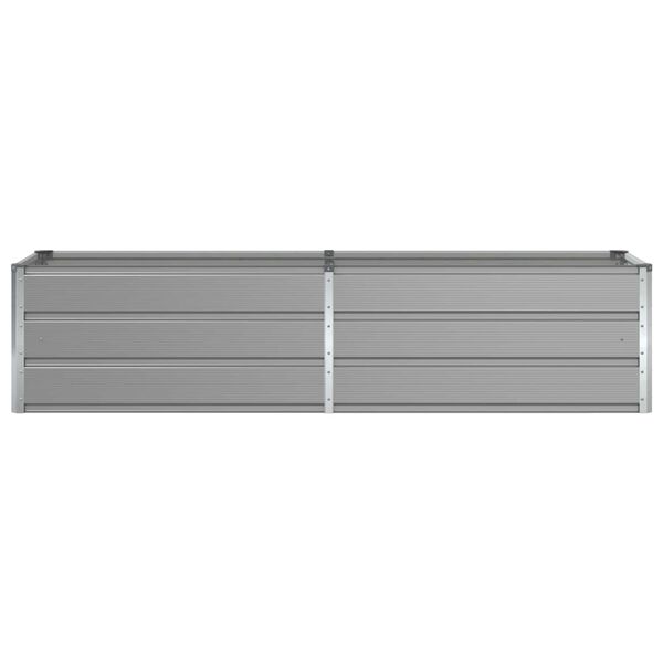 vidaXL Floreira Cinzento-claro 480 x 50 x 45 cm A&ccedil;o Galvanizado