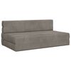 vidaXL Sof&aacute; Cama Dobr&aacute;vel Cinzento-claro 152 x 86,5 x 60 cm Tecido