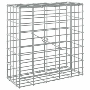 vidaXL Gabi&atilde;o com Fio de 3,5 mm e Malha de 5x10 cm 50x20x50 cm