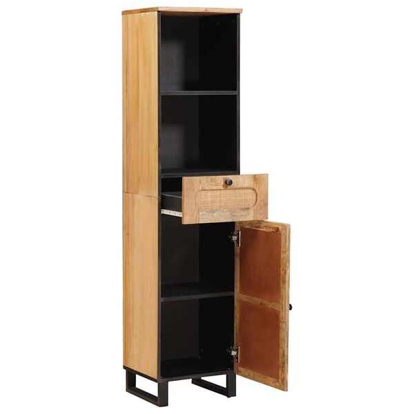 vidaXL Arm&aacute;rio de Banheiro com prateleira Castanho 38 x 33 x 160 cm