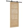 vidaXL Porta Deslizante ORKDAL Castanho 83 x 211 cm