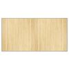 vidaXL Tapete retangular 100x200 cm bambu cor natural clara