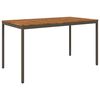vidaXL Mesa de Bar de Jardim Natural e Caf&eacute; 196 x 100,5 x 105 cm