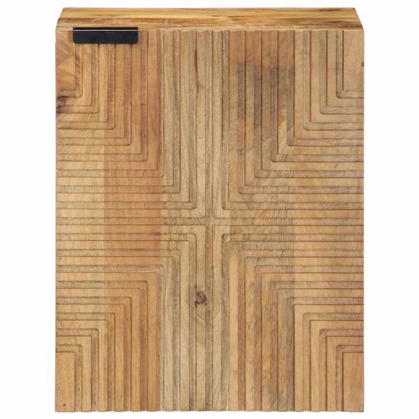 vidaXL Arm&aacute;rio suspenso para WC 38x33,5x48cm mangueira maci&ccedil;a castanho