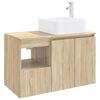 vidaXL Conjunto de M&oacute;veis para Banheiro 2 unid. Carvalho Sonoma
