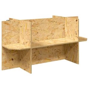 vidaXL Base de Terr&aacute;rio Castanho 100 x 50 x 50 cm OSB