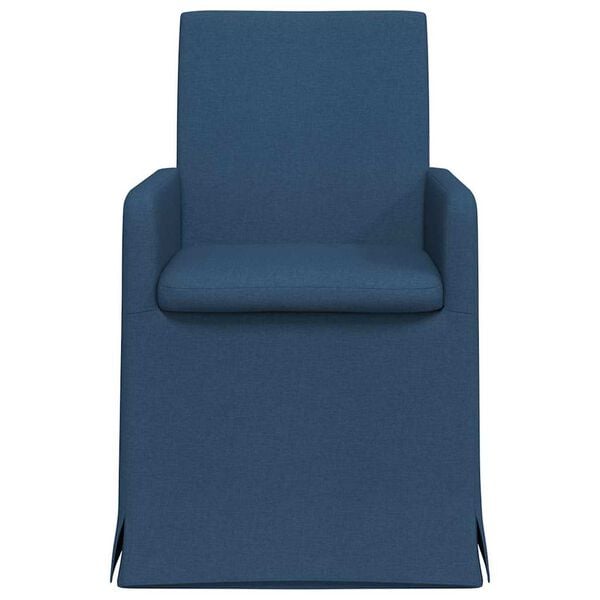 vidaXL Cadeiras de Jantar 2 pcs Azul 57 x 67 x 95 cm tecido