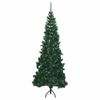 vidaXL &Aacute;rvore de Natal artificial de canto Verde 180 cm PVC e Metal