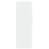vidaXL Armário alto 45x42,5x124 cm derivados de madeira branco