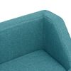 vidaXL Sof&aacute; para c&atilde;es 60x37x39 cm linho turquesa